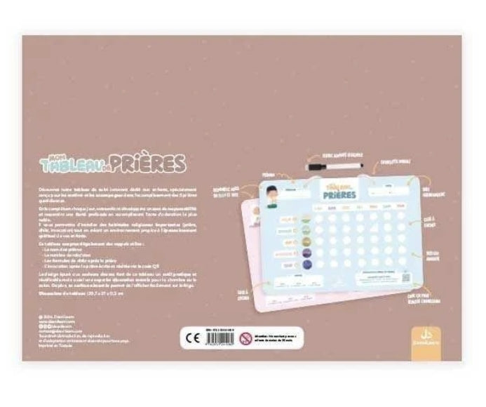Mon Tableau de Prières – Apprendre les prières (Salat) avec DeeniLearn