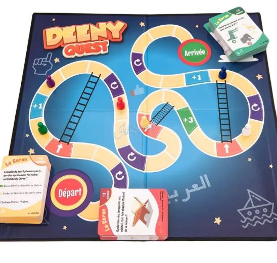 Deeny Quest - Jeu Éducatif Islamique pour Enfants - 6 Thèmes et 3 Niveaux pour Apprendre l'Islam en S'Amusant