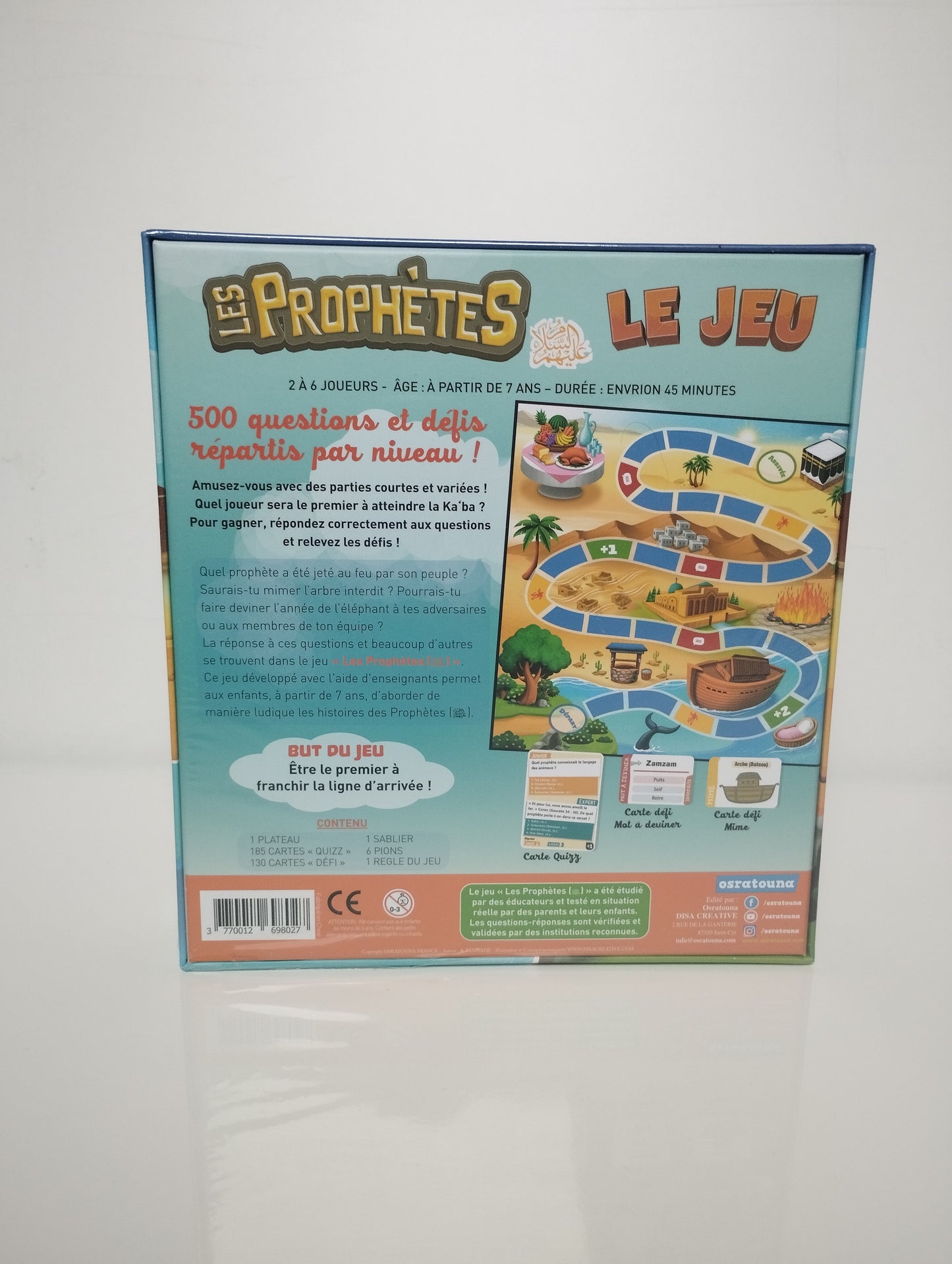 Les Prophètes, le Jeu - Jeu de Société Éducatif pour Enfants - Apprenez l'Histoire des Prophètes Islamiques - OSRATOUNA