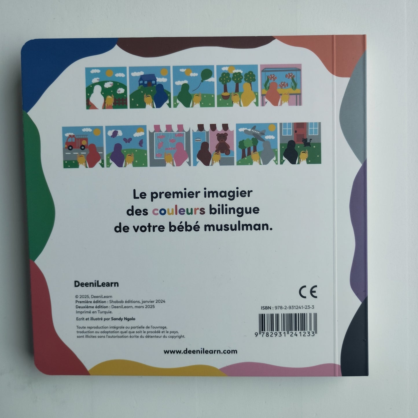 Les couleurs du hijab de maman – 1er imagier bilingue français/arabe pour enfants musulmans
