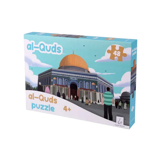 Puzzle al-Quds – 48 Pièces – Jeu Éducatif sur la Ville Sainte de Jérusalem pour Enfants