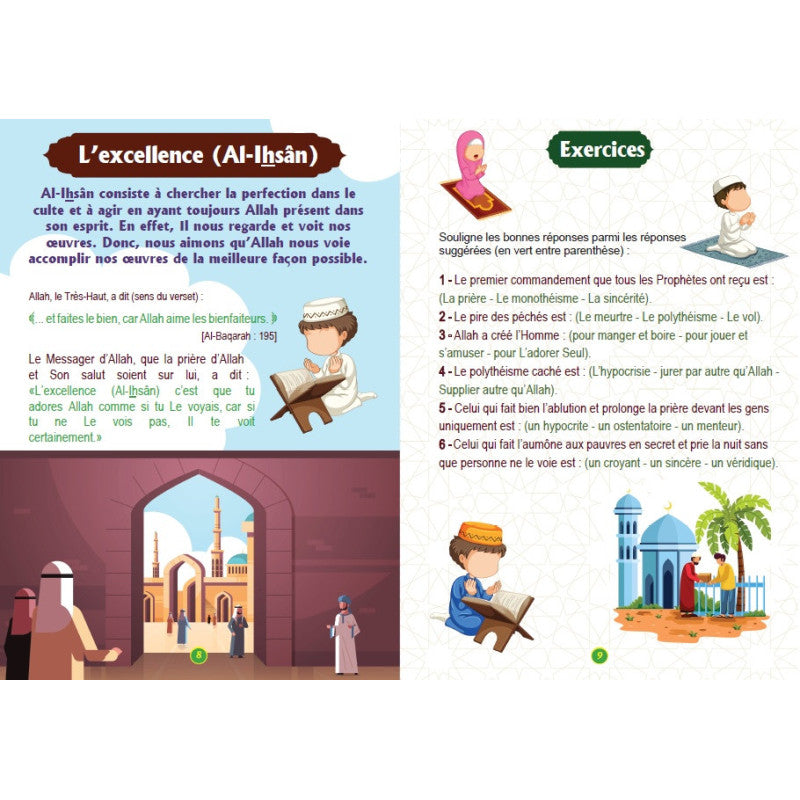 L'islam expliqué aux enfants - Livre illustré pour jeunes lecteurs - Couverture cartonnée - Orientica