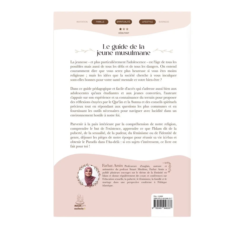 LE GUIDE DE LA JEUNE MUSULMANE - éditions MUSLIMCITY | Guide Spirituel pour Adolescentes Musulmanes