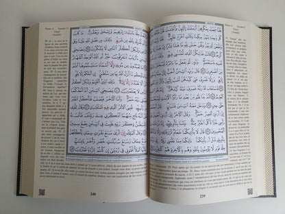 Coran Complet At-Tajwid avec Traduction des Sens en Français - Dar Al Maarifa
