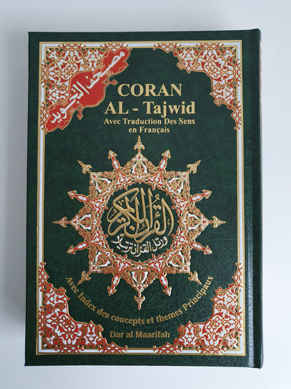 Coran Complet At-Tajwid avec Traduction des Sens en Français - Dar Al Maarifa