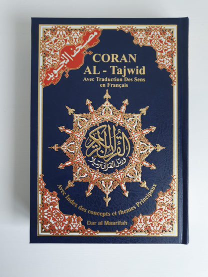 Coran Complet At-Tajwid avec Traduction des Sens en Français - Dar Al Maarifa