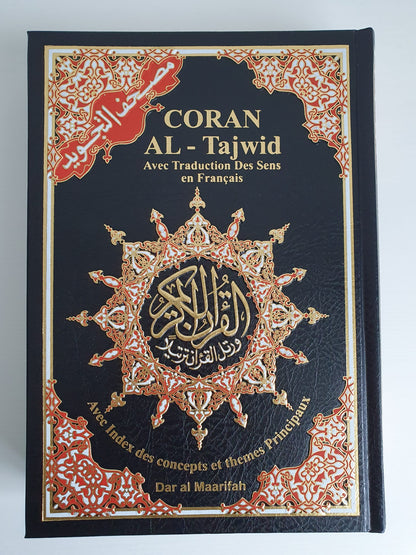 Coran Complet At-Tajwid avec Traduction des Sens en Français - Dar Al Maarifa